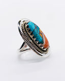 SPINY OYSTER TURQUOISE RING ⋄ Size 6.5