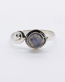 LABRADORITE SWIRL RING ⋄ Size 9.5