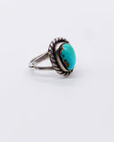 TURQUOISE WOVEN RING