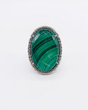 MALACHITE STATEMENT RING