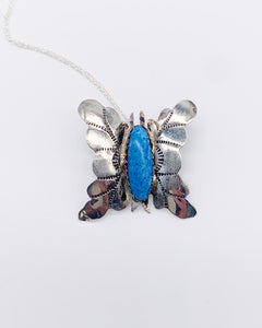 LAPIS BUTTERFLY NECKLACE