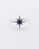 ONYX NORTH STAR RING ⋄ Size 9.5