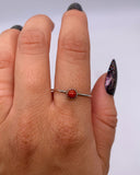 NAVAJO CORAL DOT RING ⋄ Size 9.75