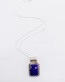 CHAROITE BLOCK NECKLACE