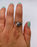 ANGRY KITTY RING • Sz 8