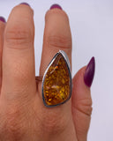 AMBER RING ⋄ Size 8.5
