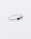 MULTISTONE ROW BAND ⋄ Size 8