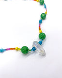 RAINBOW CRYSTAL BEAD NECKLACE