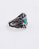 TURQUOISE PHOENIX RING ⋄ Size 7.25