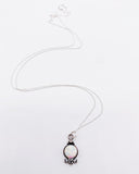 WHITE OPAL DROP NECKLACE