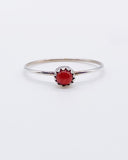 NAVAJO CORAL DOT RING ⋄ Size 9.75