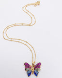 GOLD BUTTERFLY NECKLACE