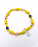 GEMSTONE CRYSTAL BEAD BRACELET