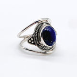 LAPIS EYELET RING ⋄ Size 7.5