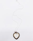 PEARL HEART NECKLACE