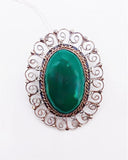 MEXICAN GREEN ONYX NECKLACE