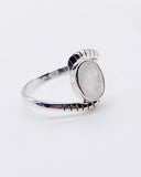 MOONSTONE WRAP RING ⋄ Size 8.25