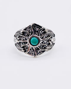 TURQUOISE PHOENIX RING ⋄ Size 7.25