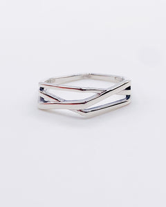GEOMETRIC BAND RING ⋄ Size 6