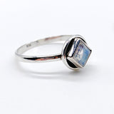 MOONSTONE WINDOW RING ⋄ Size 11