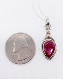 RUBY DROP NECKLACE