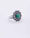 TURQUOISE FLOWER RING • Sz 6.25