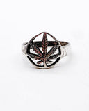 LEAF WINDOW RING ⋄ Size 7