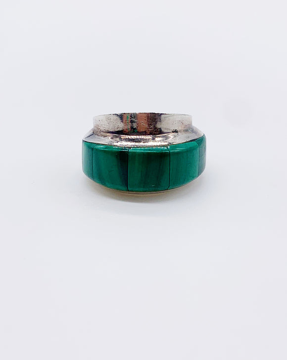 MALACHITE DOME RING