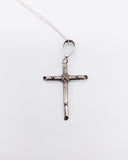 COLUMN CROSS NECKLACE