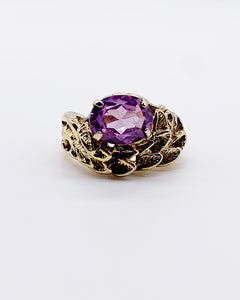 ALEXANDRITE GOLD RING ⋄ 6.75