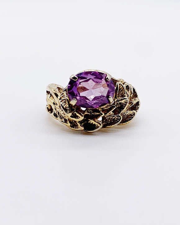 ALEXANDRITE GOLD RING ⋄ 6.75