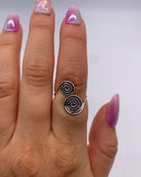 SPIRAL DUO RING ⋄ Size 5