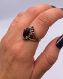 GARNET MARQUISE RING ⋄ Size 6