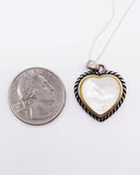 PEARL HEART NECKLACE