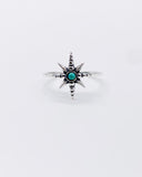 TURQUOISE STAR RING ⋄ Size 5