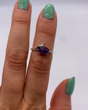 AMETHYST BIRD RING ⋄ Size 4