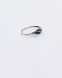 TURQUOISE SLANT INLAY RING