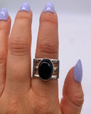 ONYX TRIPLE SHANK BAND ⋄ Size 6