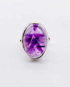 ATOMIC AMETHYST RING ⋄ Size 5