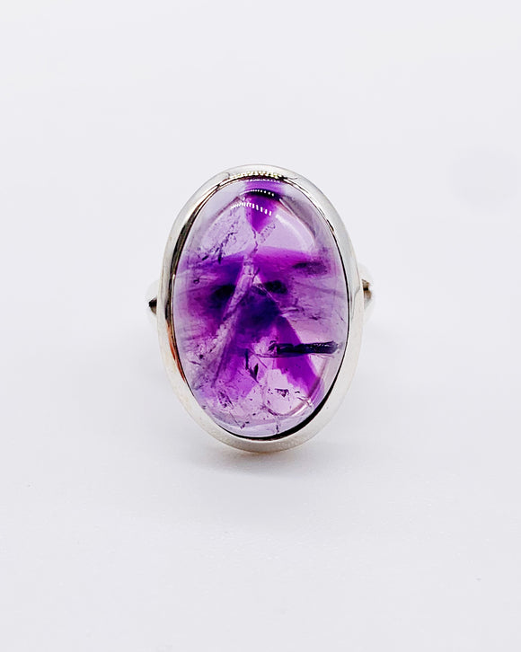 ATOMIC AMETHYST RING ⋄ Size 5