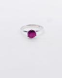 RUBY SOLITAIRE RING