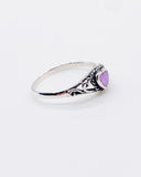 PINK OPAL HEART RING ⋄ Size 7.5