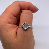 MOONSTONE WINDOW RING ⋄ Size 11