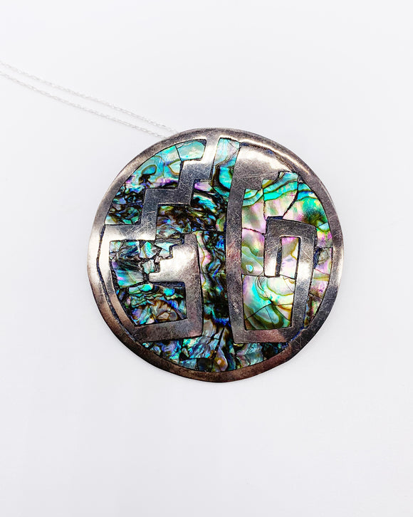 ABALONE INLAY NECKLACE