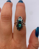 ABALONE SHELL BLOOM RING ⋄ Size 5