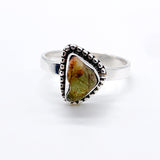 RAW GREEN TOURMALINE RING ⋄ Size 8