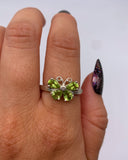 PERIDOT BUTTERFLY RING ⋄ Size 8