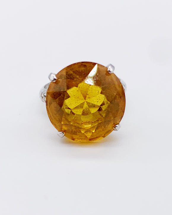 CITRINE SOLITAIRE RING ⋄ Size 5