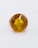 CITRINE SOLITAIRE RING ⋄ Size 5