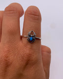 BLUE OPAL SPIDER RING ⋄ Size 9.75